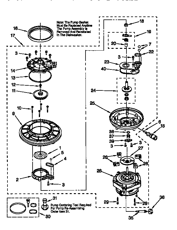 Pump and motor