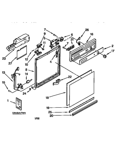 Frame and console