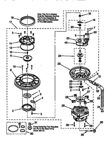 Pump and motor