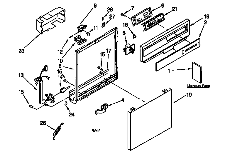 Frame and console
