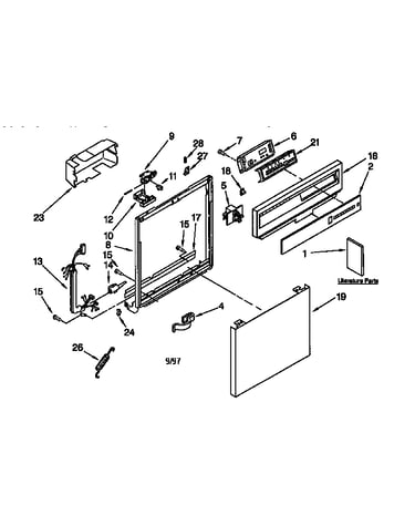 Frame and console