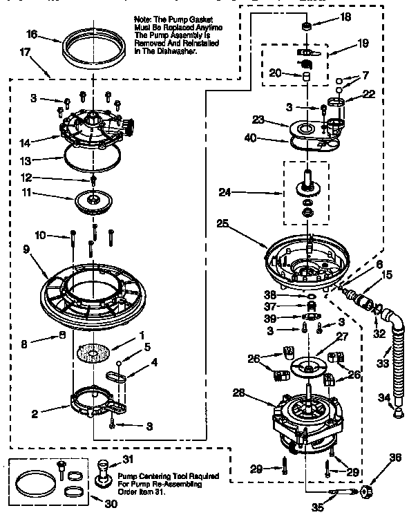 Pump and motor