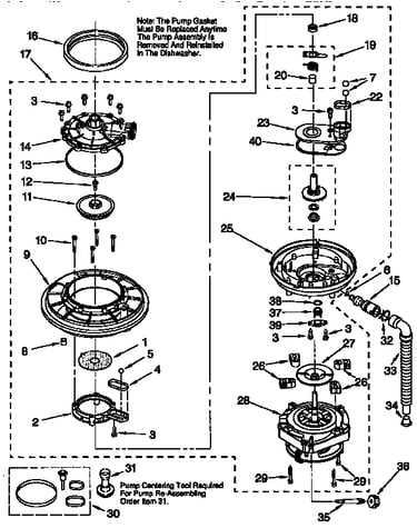 Pump and motor