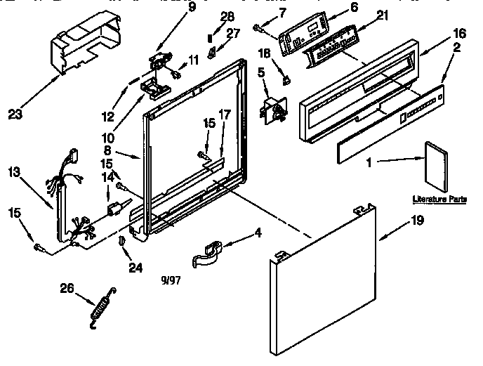 Frame and console
