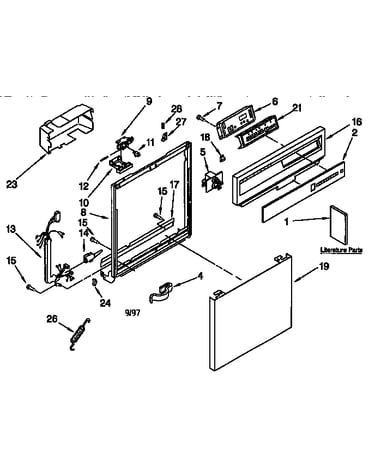 Frame and console