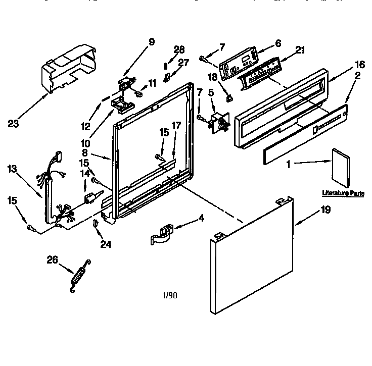 Frame and console