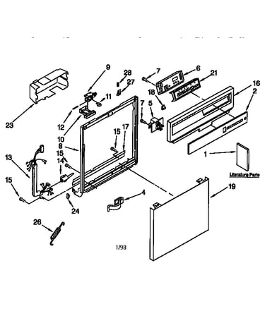 Frame and console