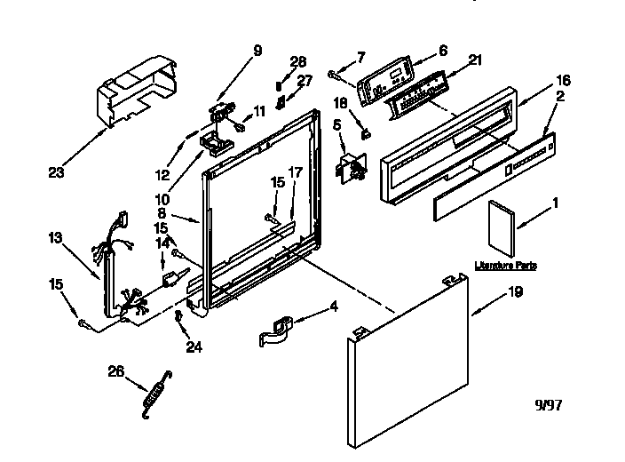 Frame and console