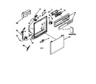 Kenmore 66515895791 frame and console diagram