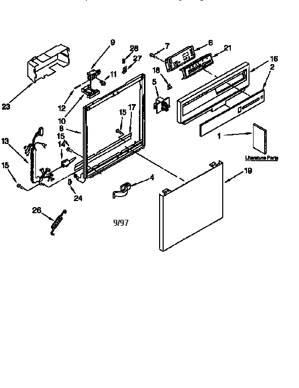 Frame and console