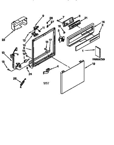 Frame and console