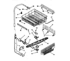 Kenmore 66515895791 upper dishrack and water feed diagram