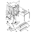 Kenmore 66516791791 tub assembly diagram