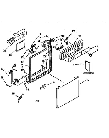 Frame and console
