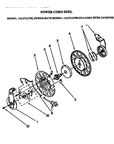 Power cord reel