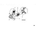 ICP PGMD24G0406 replacement parts-blower diagram