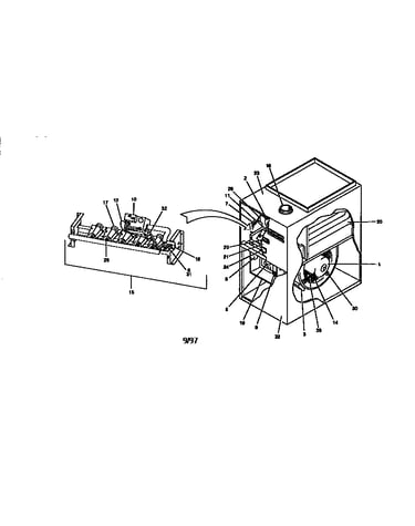 Upflow pilot ignition furnace