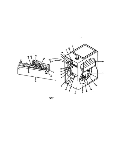Upflow pilot ignition furnace