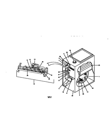 Upflow pilot ignition furnace