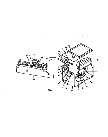 Upflow pilot ignition furnace