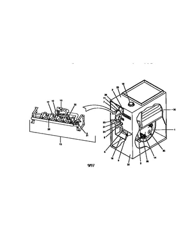 Upflow pilot ignition furnace