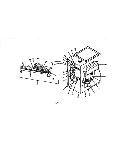 Upflow pilot ignition furnace