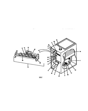Upflow pilot ignition furnace