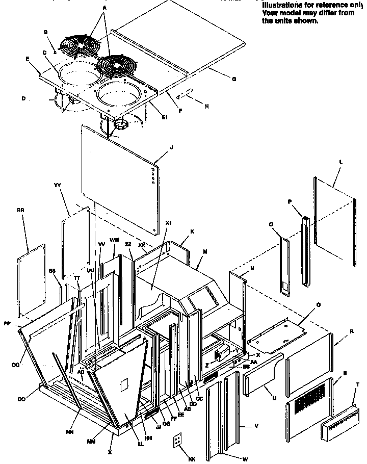 Non-functional replacement parts