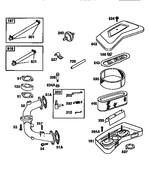Air cleaner assembly and manifold