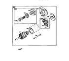 Briggs & Stratton 42A700 TO 42A799 starter assembly- type 2107,2127,2201,2600. diagram