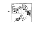 Briggs & Stratton 42A700 TO 42A799 starter assembly- type-1107,1127,1201,1270,1600 diagram