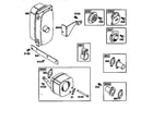 Briggs & Stratton 28Q700 TO 28Q799 exhaust diagram