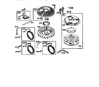 Briggs & Stratton 28Q700 TO 28Q799 flywheel assembly diagram