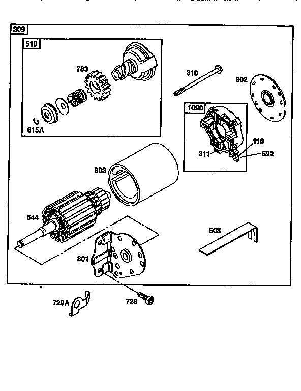 Starter assembly