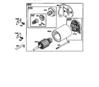 Briggs & Stratton 28Q700 TO 28Q799 starter assembly diagram