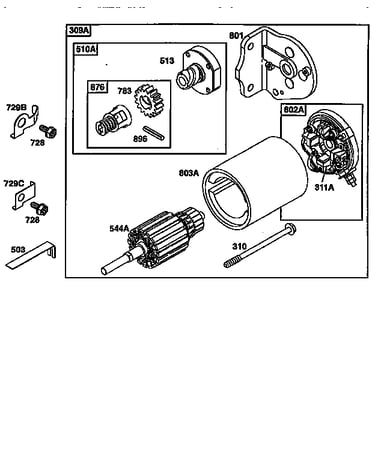 Starter assembly