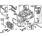 Briggs & Stratton 12H800 TO 12H899 cylinder assembly diagram