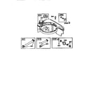 Briggs & Stratton 12H800 TO 12H899 fuel tank assembly diagram