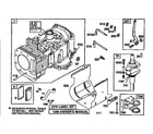Briggs & Stratton 287700 TO 287799 cylinder assembly diagram
