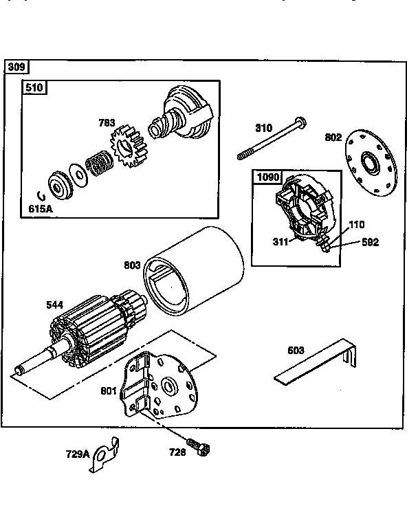 Starter assembly