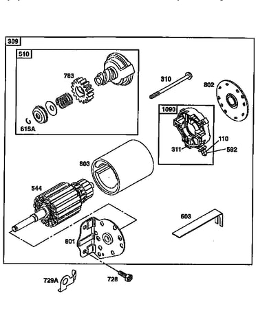 Starter assembly