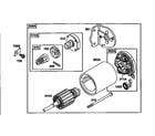Briggs & Stratton 287700 TO 287799 starter assembly-a diagram