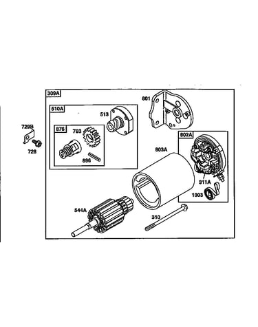 Starter assembly-a