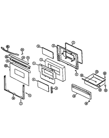 Door/drawer (serial prefix 11)