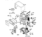 GE JE510BW01 microwave parts diagram