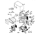 GE JE520BW01 microwave parts diagram