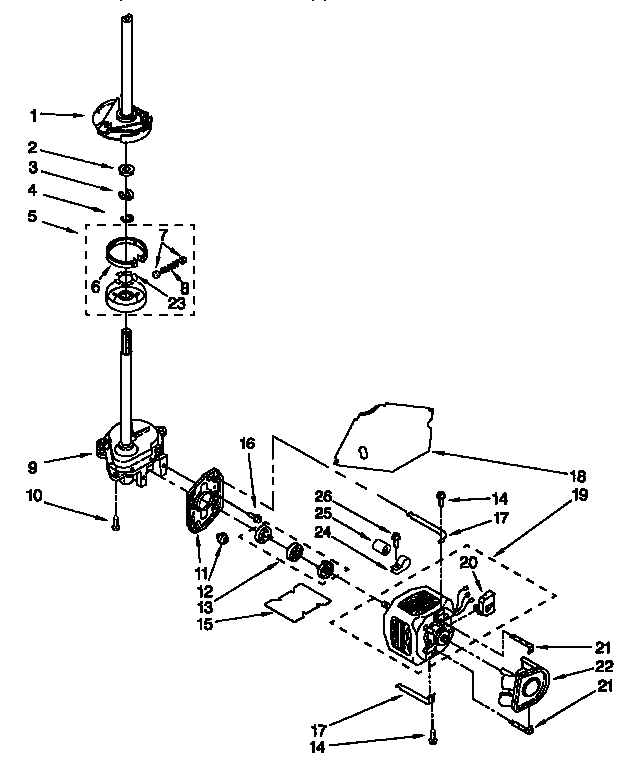 Motor and pump