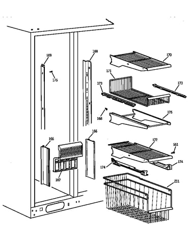 Freezer shelves