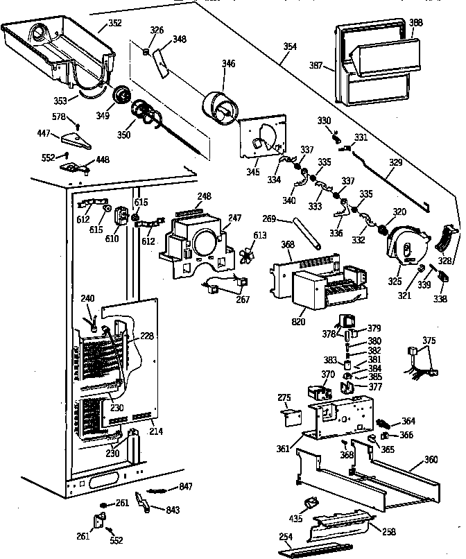 Freezer section