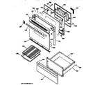 GE JBP26GV2 door & drawer parts diagram